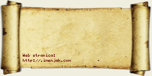 Andjelina Isaković vizit kartica